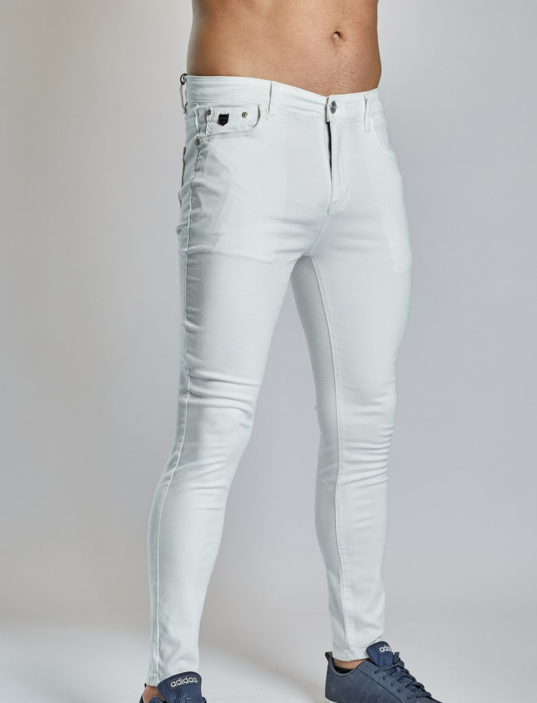 White Jeans Full Stretch Slim Fit Jeans